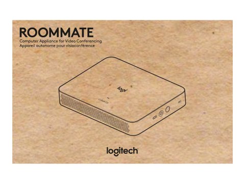Logitech RoomMate - Urządzenie do wideokonferencji - Certyfikat Zoom - power adapter included