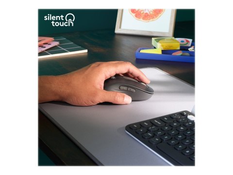 Logitech Signature M650 L LEFT - Mysz - duży rozmiar - dla leworęcznych - optyczna - 5 przyciski - bezprzewodowa - 2.4 GHz, Blue