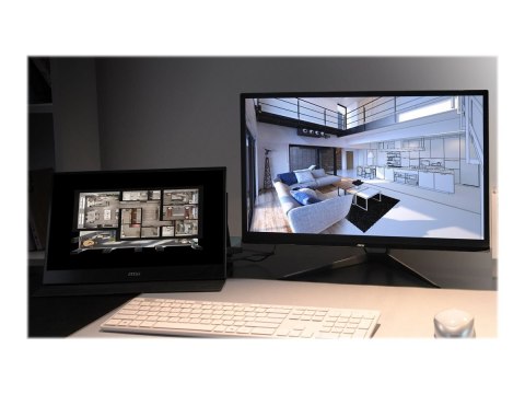 MSI Pro 22XT 10M 443EU - Wszystko-w-jednym Core i5 10400 / do 4.3 GHz - RAM 8 GB - SSD 256 GB - UHD Graphics 630 - Gigabit Ether