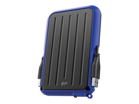 SILICON POWER Armor A66 - Dysk twardy - 1 TB - zewnętrzny (przenośne) - 2,5" - USB 3.2 Gen 1 - niebieski