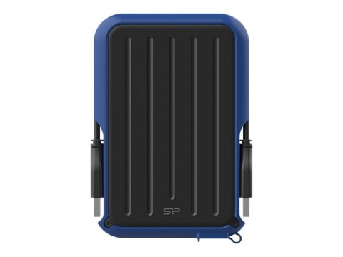 SILICON POWER Armor A66 - Dysk twardy - 4 TB - zewnętrzny (przenośne) - 2,5" - USB 3.2 Gen 1 - niebieski