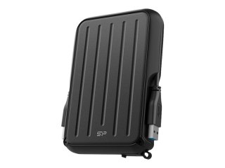 SILICON POWER Armor A66 - Dysk twardy - 4 TB - zewnętrzny (przenośne) - USB 3.2 Gen 1 - czarny/czarny