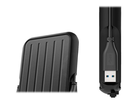 SILICON POWER Armor A66 - Dysk twardy - 4 TB - zewnętrzny (przenośne) - USB 3.2 Gen 1 - czarny/czarny