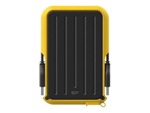 SILICON POWER Armor A66 - Dysk twardy - 5 TB - zewnętrzny (przenośne) - USB 3.2 Gen 1 - czarny/żółty