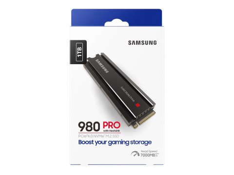 Samsung 980 PRO MZ-V8P1T0CW - SSD - zaszyfrowany - 1 TB - wewnętrzny - M.2 2280 - PCIe 4.0 x4 (NVMe) - bufor: 1 GB - 256 bitów A
