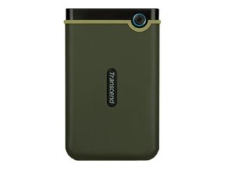 Transcend StoreJet 25M3 Slim - Dysk twardy - 1 TB - zewnętrzny (przenośne) - 2,5" - USB 3.0 - zieleń wojskowa