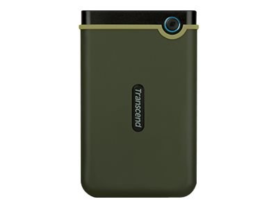Transcend StoreJet 25M3 Slim - Dysk twardy - 1 TB - zewnętrzny (przenośne) - 2,5" - USB 3.0 - zieleń wojskowa