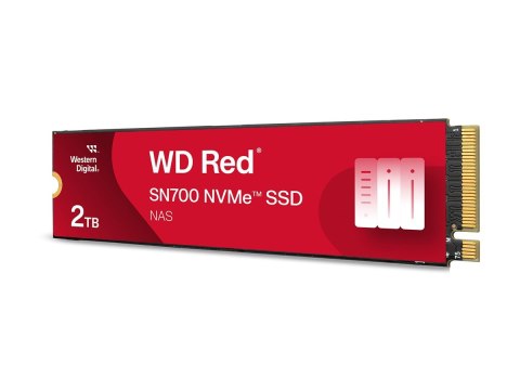 WD Red SN700 WDS200T1R0C-68BDK0 - SSD - 2 TB - wewnętrzny - M.2 2280 - PCIe 3.0 x4 (NVMe)