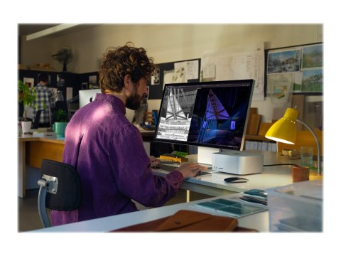 Apple Studio Display Standard glass - Monitor LCD - 27" - 5120 x 2880 5K - 600 cd/m² - Thunderbolt 3 - głośnik z subwooferem - z