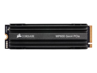 CORSAIR Force Series MP600 - SSD - 2 TB - wewnętrzny - M.2 2280 - PCIe 4.0 x4 (NVMe) - 256 bitów AES - radiator zintegrowany