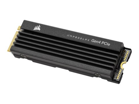 CORSAIR MP600 PRO LPX - SSD - 1 TB - wewnętrzny - M.2 2280 - PCIe 4.0 x4 (NVMe) - 256 bitów AES - radiator zintegrowany - dla So