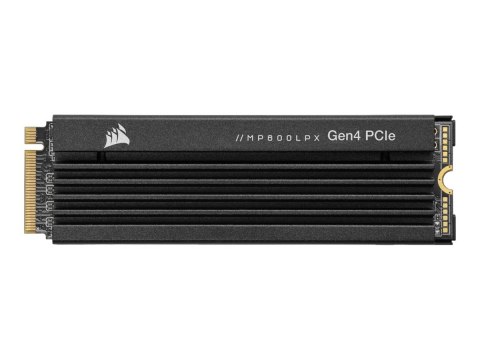 CORSAIR MP600 PRO LPX - SSD - 2 TB - wewnętrzny - M.2 2280 - PCIe 4.0 x4 (NVMe) - 256 bitów AES - radiator zintegrowany