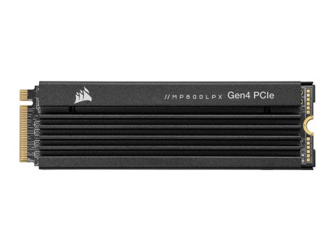 CORSAIR MP600 PRO LPX - SSD - 4 TB - wewnętrzny - M.2 2280 - PCIe 4.0 x4 (NVMe) - 256 bitów AES - radiator zintegrowany - dla So