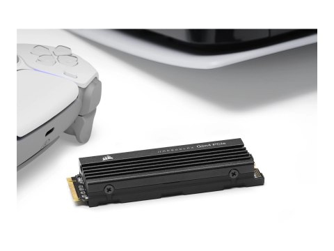 CORSAIR MP600 PRO LPX - SSD - 4 TB - wewnętrzny - M.2 2280 - PCIe 4.0 x4 (NVMe) - 256 bitów AES - radiator zintegrowany - dla So