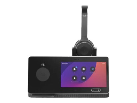 Cisco Webex Desk Hub - Urządzenie do wideokonferencji - czarny węgiel