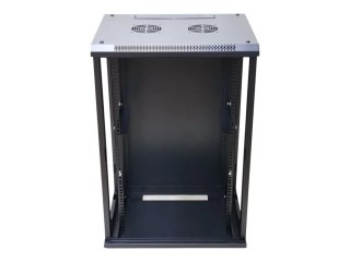 Extralink - Stojak szafa - 600x450 mm - do montażu na ścianie - czarny - 15U - 19"