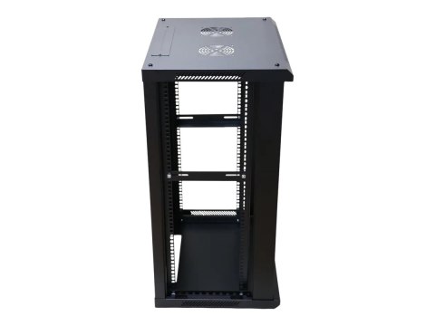 Extralink - Stojak szafa - 600x450 mm - do montażu na ścianie - czarny - 15U - 19"