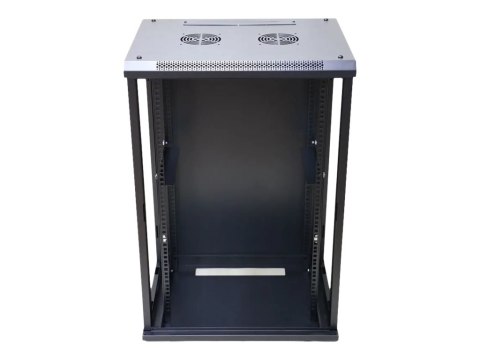 Extralink - Stojak szafa - do montażu na ścianie - czarny - 15U - 19"
