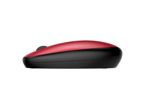 HP 240 - Mysz - prawo i leworęczna - optyczna - 3 przyciski - bezprzewodowa - Bluetooth 5.1 - odbiornik bezprzewodowy USB - czer