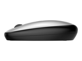 HP 240 - Mysz - prawo i leworęczna - optyczna - 3 przyciski - bezprzewodowa - Bluetooth 5.1 - odbiornik bezprzewodowy USB - sreb