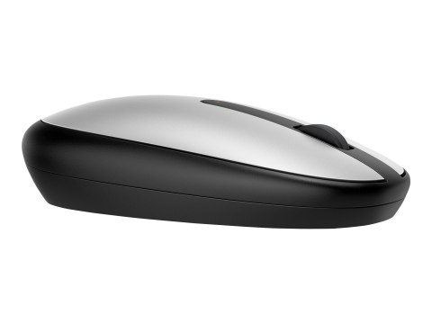 HP 240 - Mysz - prawo i leworęczna - optyczna - 3 przyciski - bezprzewodowa - Bluetooth 5.1 - odbiornik bezprzewodowy USB - sreb