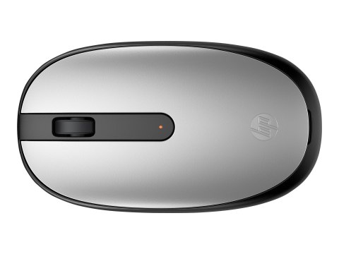HP 240 - Mysz - prawo i leworęczna - optyczna - 3 przyciski - bezprzewodowa - Bluetooth 5.1 - odbiornik bezprzewodowy USB - sreb
