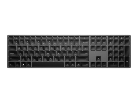 HP Dual Mode 975 - Klawiatura - podświetlenie - bezprzewodowa - Bluetooth - QWERTY - angielski
