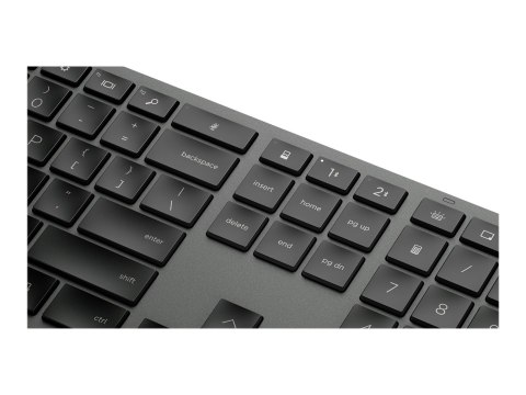 HP Dual Mode 975 - Klawiatura - podświetlenie - bezprzewodowa - Bluetooth - QWERTY - angielski