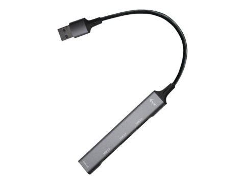 I-Tec USB 3.0 Metal HUB - Koncentrator - 1 x SuperSpeed USB 3.0 + 3 x USB 2.0 - stacjonarny