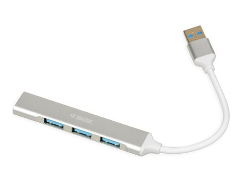IBOX IUH3FAS - Koncentrator - 4 x SuperSpeed USB 3.0 - stacjonarny