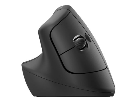 Logitech Lift Vertical Ergonomic Mouse - Mysz pionowa - ergonomiczna - dla leworęcznych - optyczna - 6 przyciski - bezprzewodowa