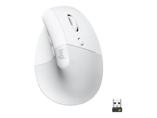 Logitech Lift for Business - Mysz pionowa - ergonomiczna - 6 przyciski - bezprzewodowa - Bluetooth, 2.4 GHz - odbiornik Logitech