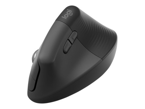 Logitech Lift for Business - Mysz pionowa - ergonomiczna - dla leworęcznych - 6 przyciski - bezprzewodowa - Bluetooth, 2.4 GHz -