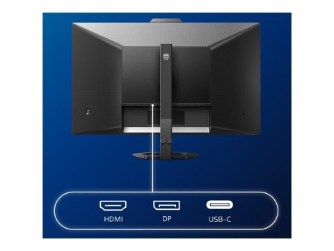 Philips 27E1N5600HE - 5000 Series - monitor LED - 27" - 2560 x 1440 QHD @ 75 Hz - IPS - 300 cd/m² - 1000:1 - 1 ms - HDMI, Displa