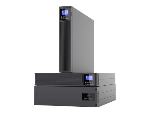 PowerWalker VFI 6000 ICR IoT - UPS (montowany w szafie rack / zewnętrzny) - 6000 wat - 6000 VA - 7 Ah - RS-232, USB, Ethernet
