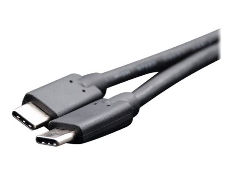 Qoltec - Kabel USB - USB-C (M) do USB-C (M) - USB 3.1 - 1.5 A - 1.4 m - czarny