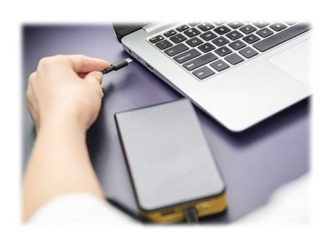 Qoltec - Kabel USB - USB-C (M) do USB-C (M) - USB 3.1 - 1.5 A - 1.4 m - czarny