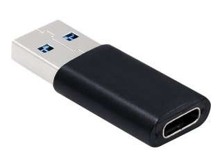 Qoltec - Przejściówka USB - USB (M) do USB-C (F) - czarny