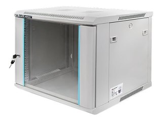 Qoltec - Stojak szafa - szary - 12U - 19"