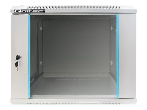 Qoltec - Stojak szafa - szary - 12U - 19"