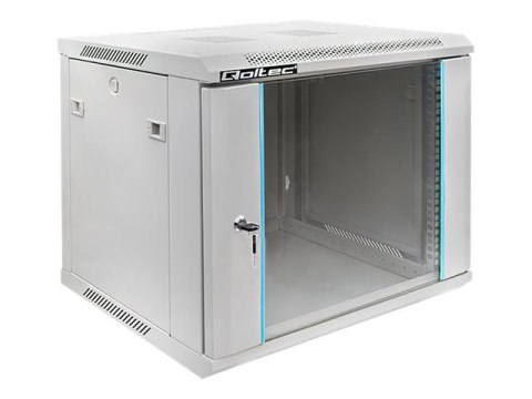 Qoltec - Stojak szafa - szary - 9U - 19"