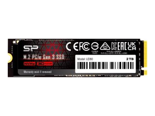 SILICON POWER UD80 - SSD - 2 TB - wewnętrzny - M.2 2280 - PCIe 3.0 x4 (NVMe)
