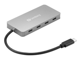 Sandberg - Koncentrator - 4 x USB-C - stacjonarny