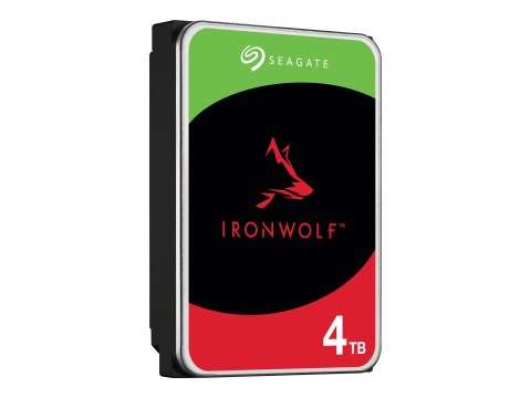 Seagate IronWolf ST4000VN006 - Dysk twardy - 4 TB - wewnętrzny - SATA 6Gb/s - 5400 obr/min - bufor: 256 MB - z 3 lata Seagate Re