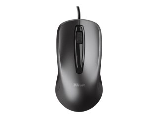 Trust Carve - Mysz - prawo i leworęczna - optyczna - 3 przyciski - przewodowa - USB 2.0