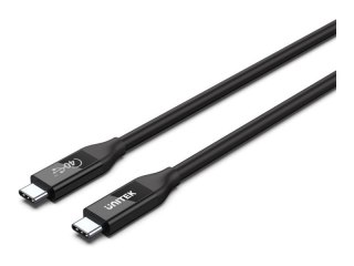 Unitek - Kabel USB - USB-C (M) do USB-C (M) - USB / USB 2.0 / USB 3.0 / USB 3.1 / USB 3.2 / USB 3.2 Gen2 / Thunderbolt 3 / Thund