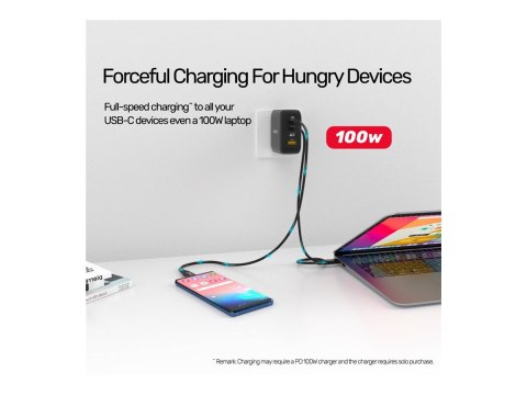 Unitek - Kabel USB - USB-C (M) do USB-C (M) - USB / USB 2.0 / USB 3.0 / USB 3.1 / USB 3.2 / USB 3.2 Gen2 / Thunderbolt 3 / Thund