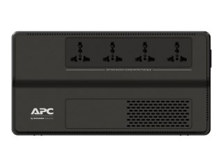APC Easy UPS BV BV650I-MSX - UPS - AC 230 V - 375 wat - 650 VA - złącza wyjściowe: 4 - czarny