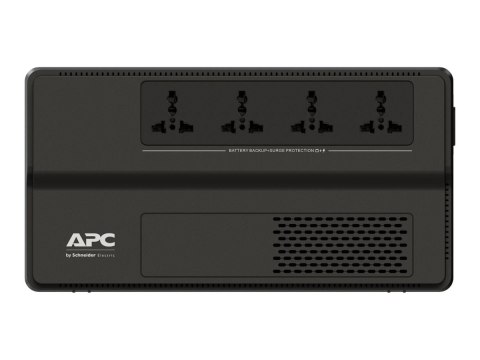 APC Easy UPS BV BV650I-MSX - UPS - AC 230 V - 375 wat - 650 VA - złącza wyjściowe: 4 - czarny