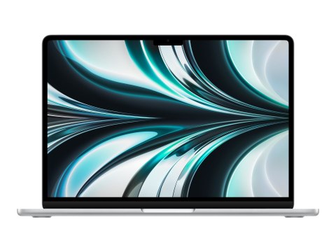 Apple MacBook Air - M2 - M2 10-core GPU - 8 GB RAM - 512 GB SSD - 13.6" IPS 2560 x 1664 (WQXGA) - Wi-Fi 6 - srebrny -klawiatura: